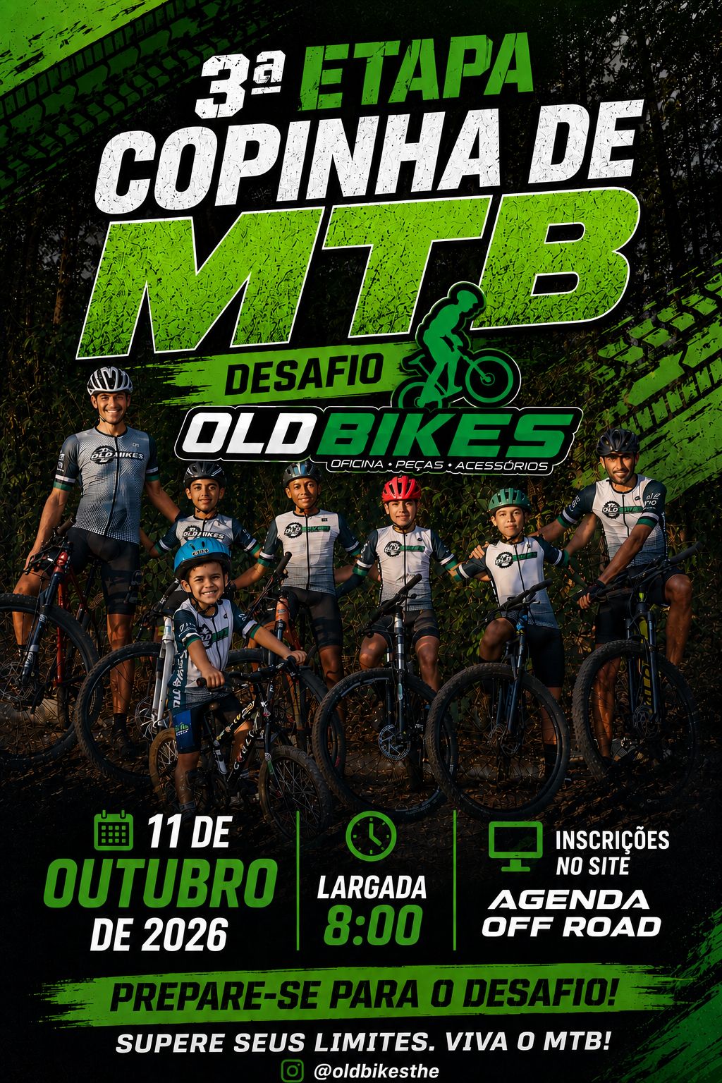 Banner 3° Etapa Copinha: DESAFIO OLD BIKES