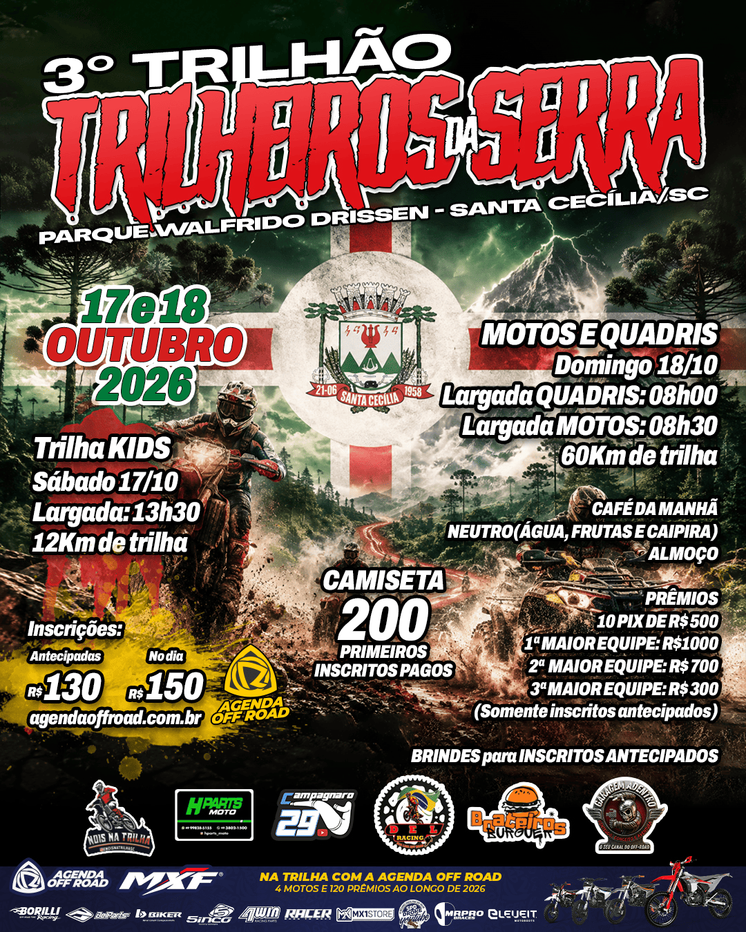 Banner 3º Trilhão Trilheiros da Serra