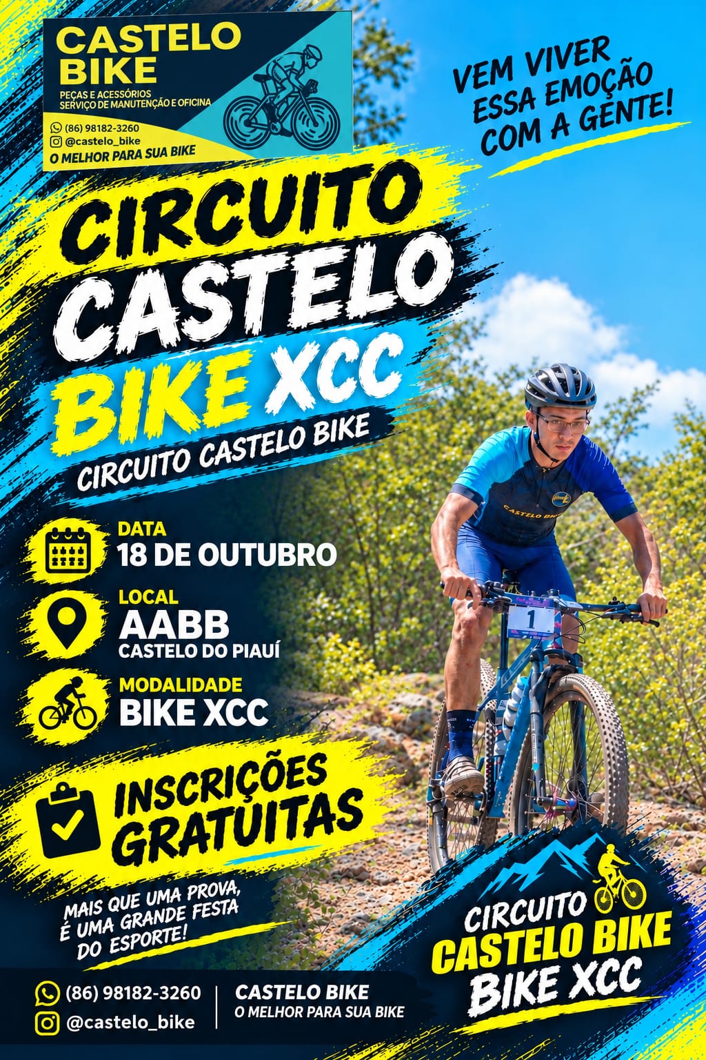 Banner Circuito XCC Castelo Bike – 6 anos