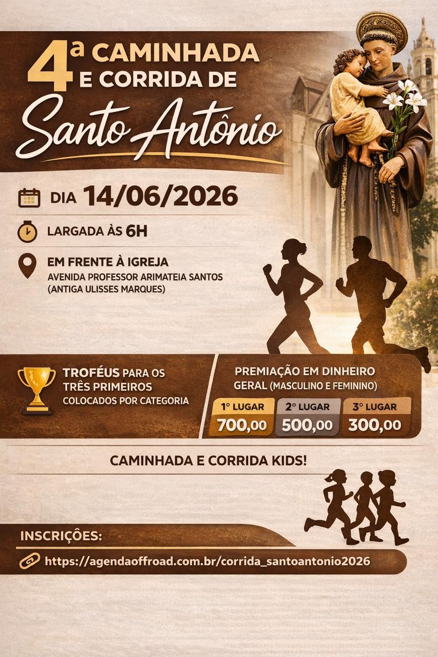 4ª Caminhada e Corrida de Santo Antônio