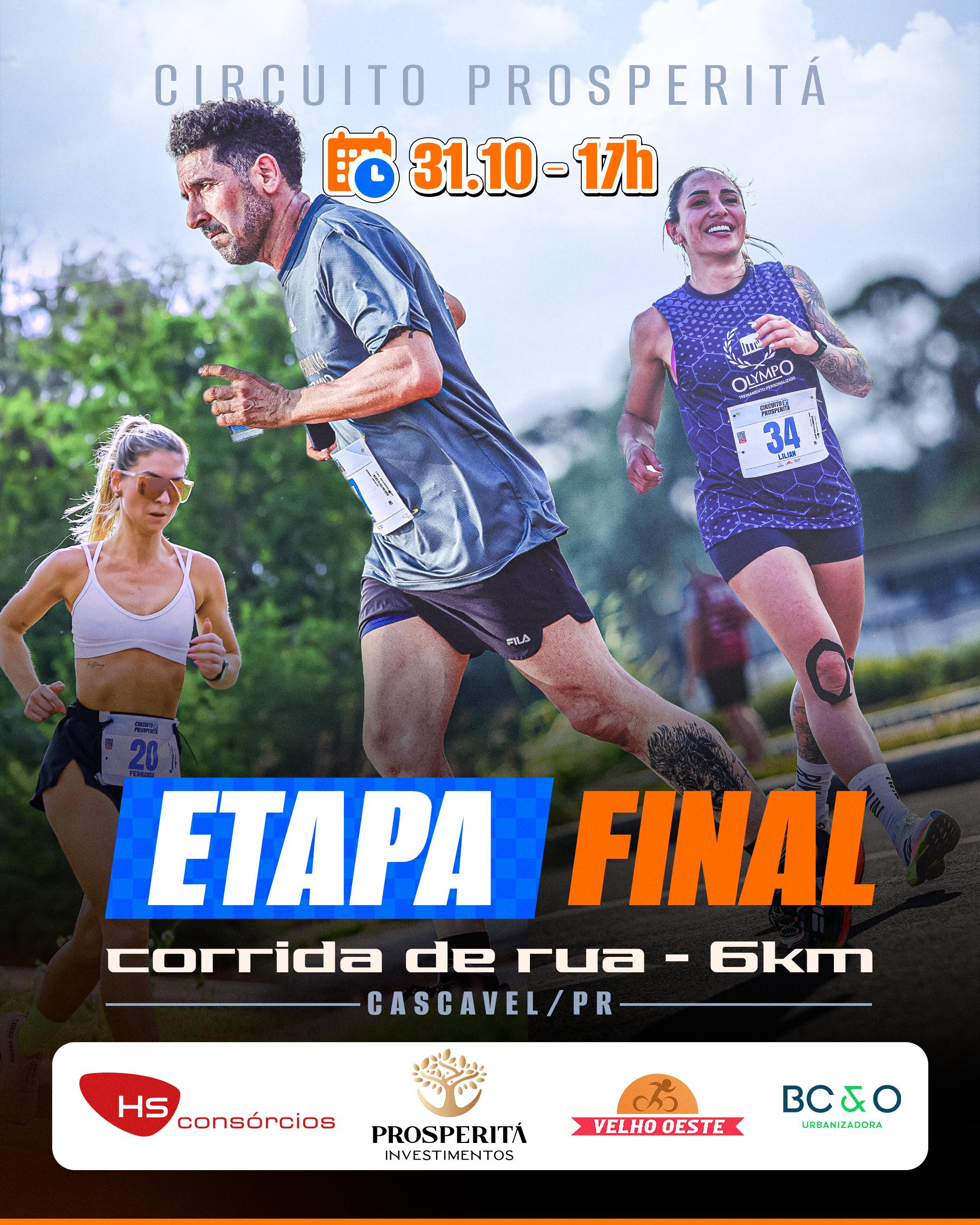 Banner 4º Circuito de Corrida de Rua Prosperitá Investimentos