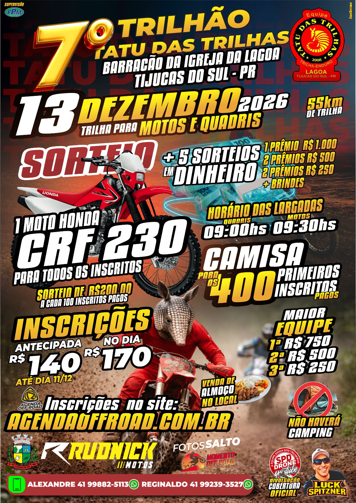 Banner 7° Trilhão Tatu das Trilhas