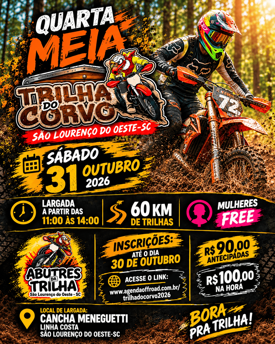 Banner 4° Meia Trilha do Corvo